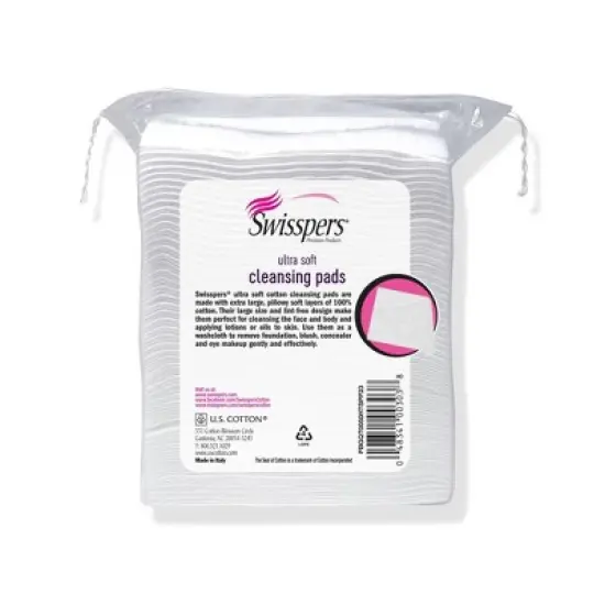 Swisspers - Premium Ultra Soft Cleansing Cotton Pads, 50 Ct image {1}