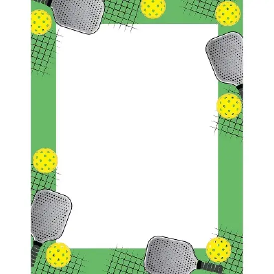 Great Papers Pickleball Everyday Letterhead Multicolor 50 Sheets/Pack (2025017) image {5}