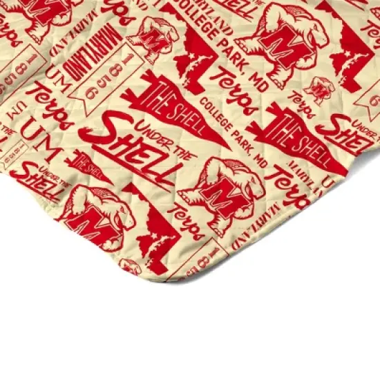 NCAA Maryland Terrapins 60 x 80 Quilted Throw Blanket image {3}