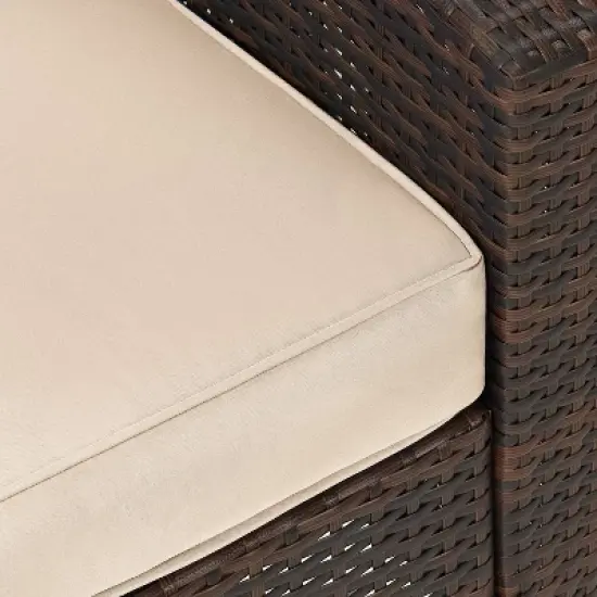 6 Piece Outdoor Patio Furniture Set with Cushions and Coffee Table image {3}