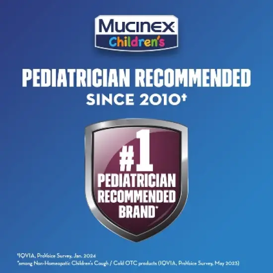 Mucinex Children's Multi-Symptom Cold and Sore Throat Relief Liquid - Very Berry - 4 fl oz image {2}