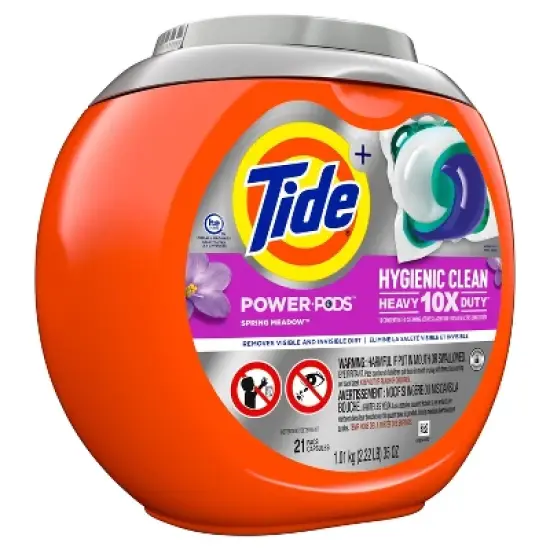 Tide Power Pods Clean Laundry Detergent - Spring Meadow image {2}