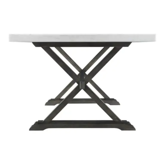 Landon Marble Dining Table White - Picket House Furnishings image {2}