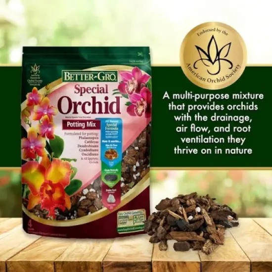 Better-Gro Special Orchid Flower Potting Mix, 8qt image {3}