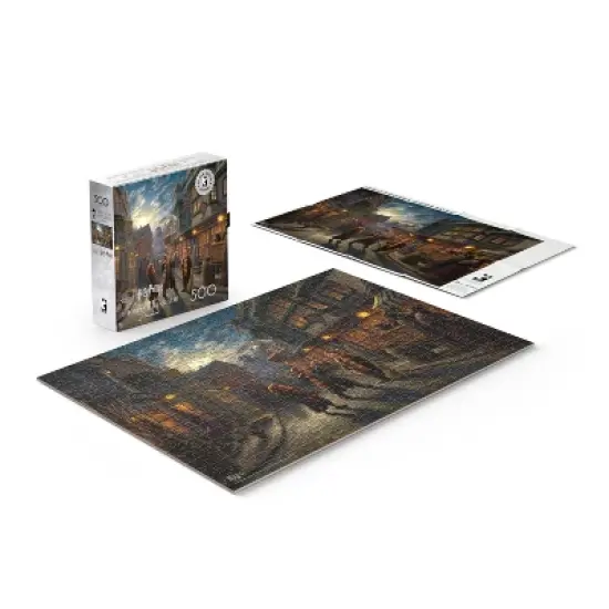 Buffalo Games Impulse Harry Potter Diagon Alley Jigsaw Puzzle - 1000pc: Fantasy Theme, Cardstock Paper Material image {1}