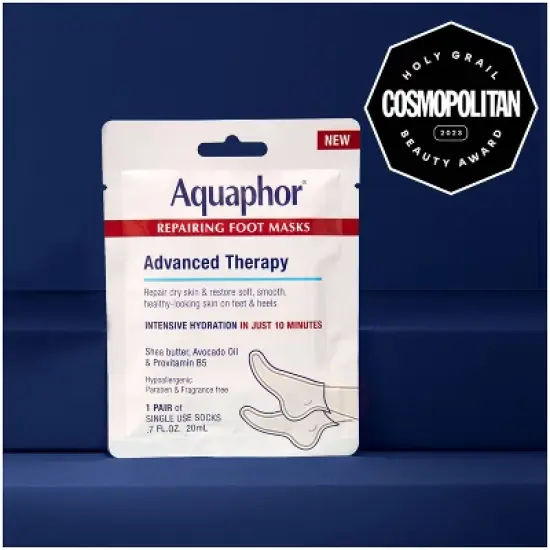 Aquaphor Advanced Therapy Repairing Foot Mask - 0.7 fl oz image {2}