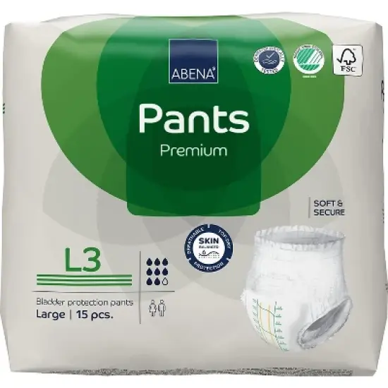 Abena Pants, Premium Protective Underwear, Level 3 Maximum Absorbency (Medium To Extra Large) image {4}
