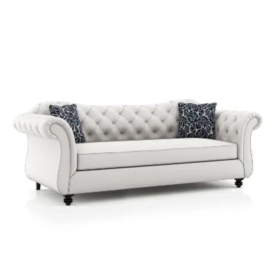 Brushwood Button Tufted Sofa - HOMES: Inside + Out image {2}
