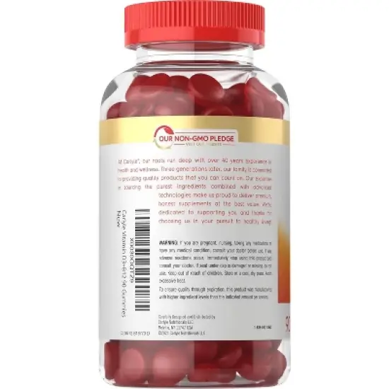 Carlyle Vitamin D3 and Vitamin B12 | 90 Gummies image {2}