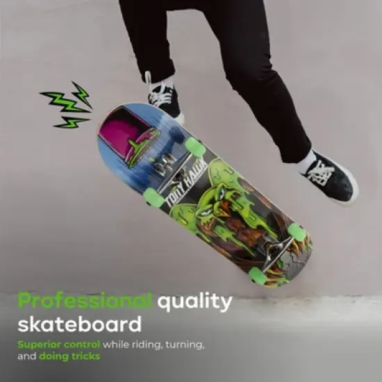 Tony Hawk Skateboard for beginner and professional skaters - Slime Hawk image {5}
