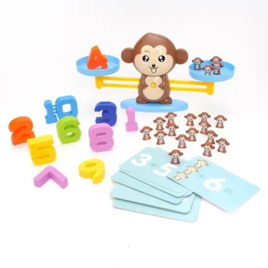 Link Ready! Set! Play! Educational Monkey Balance Math Game, STEM Learning Toy For Kids image {3}