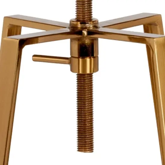 Flash Furniture Toledo Industrial Style Barstool with Swivel Lift Adjustable Height Seat image {5}