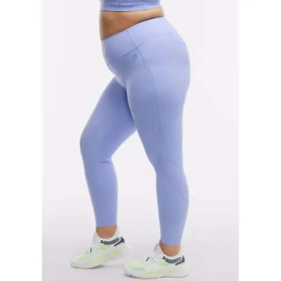 Peloton Women's Cadent Laser Perforated Legging, Ice Blue image {4}