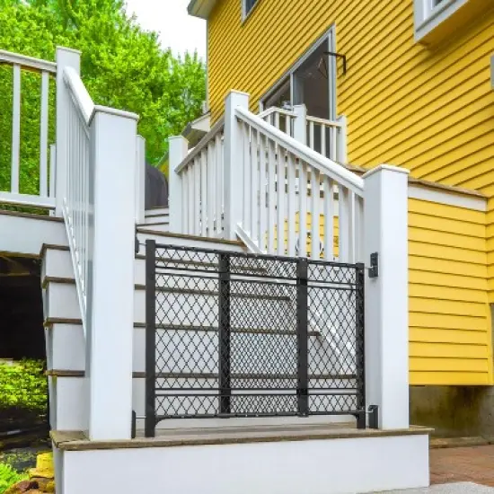 Ingenuity Doorway 42W Series Dog and Baby Gate, Indoor Outdoor - Black image {5}