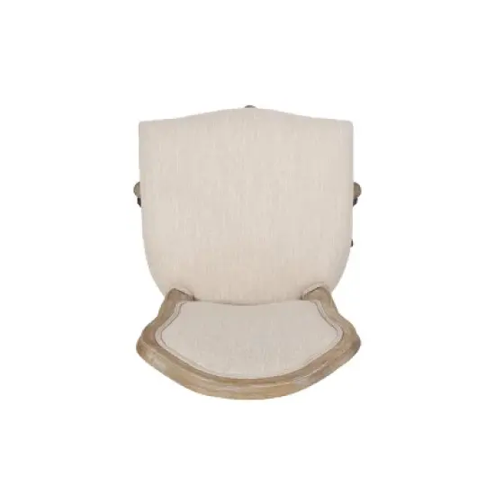 Scilley French Country Upholstered Swivel Office Chair - Christopher Knight Home image {7}