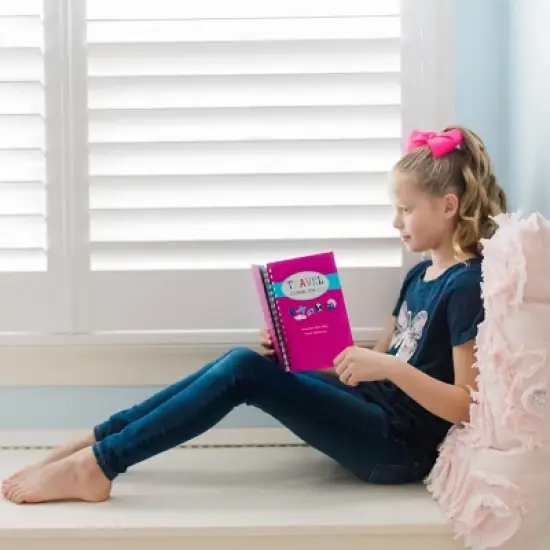 Travel Journal for Kids 8.5"x5.5" Pink - Kahootie Co image {7}