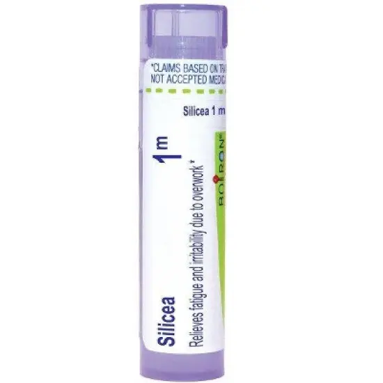 Silicea 1M by Boiron Homeopathic Single Medicine For Stress & Sleep  -  80 Pellet image {10}