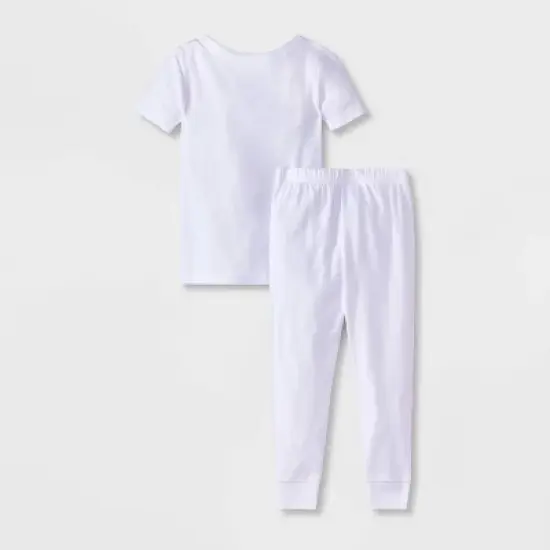 Toddler Boys' 4pc Snug Fit Cotton Toy Story Pajama Set - White image {1}
