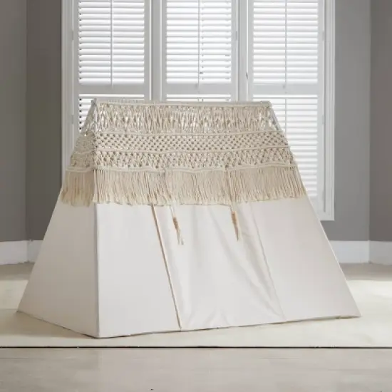 Macrame Playhome Tent Beige - Wonder & Wise image {4}