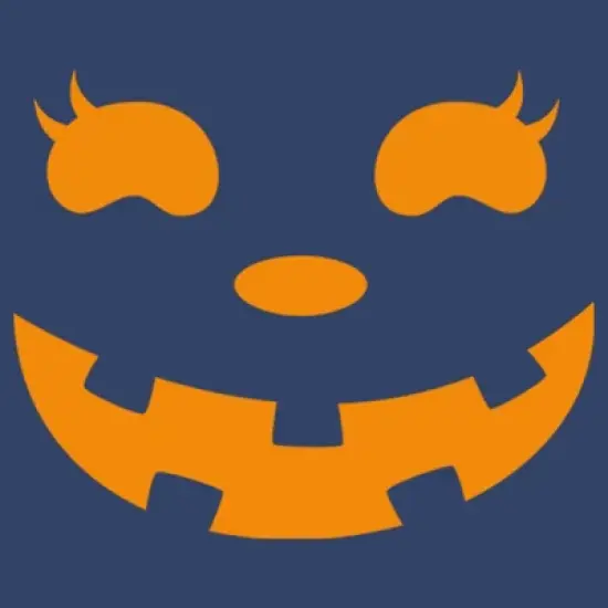 Boy's CHIN UP Halloween Jack o' Lantern Face Pull Over Hoodie image {1}