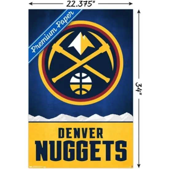 Trends International NBA Denver Nuggets - Logo 18 Unframed Wall Poster Prints image {2}