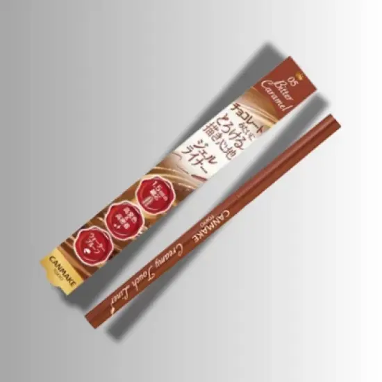 Canmake Creamy Touch Liner (05 Bitter Caramel) Glides onto your eyelids! The low-drag tip is formulated to be kind to your eyelid  (1.5 mm) image {1}