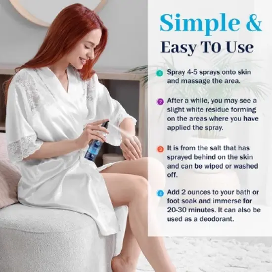 Pure Magnesium Oil Spray - 8 Oz image {4}