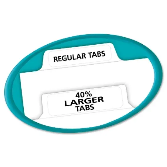 Avery Index Maker Print & Apply Clear Label Dividers w/White Tabs 5-Tab Letter 11490 image {1}