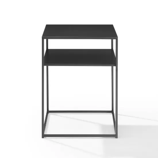 Braxton End Table Matte Black - Crosley image {2}