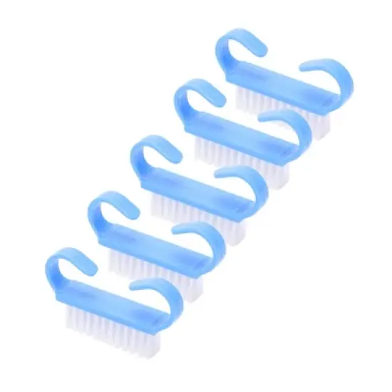 Unique Bargains Durable Solid Nail Cleaning Brush Small 5Pcs image {8}