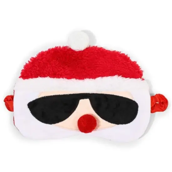 Glamlily 2 Pack Christmas Sleep Mask, Santa Claus, Adult Kids, 7.5 x 6 in image {2}