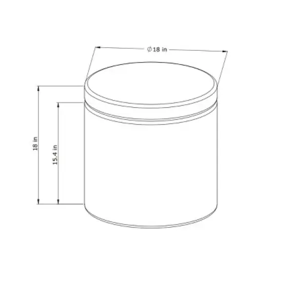 Woven Storage Ottoman Natural- Room Essentials&trade; image {3}