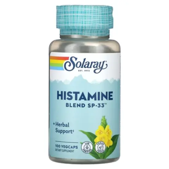 Solaray Histamine Blend SP-33, 100 VegCaps image {4}