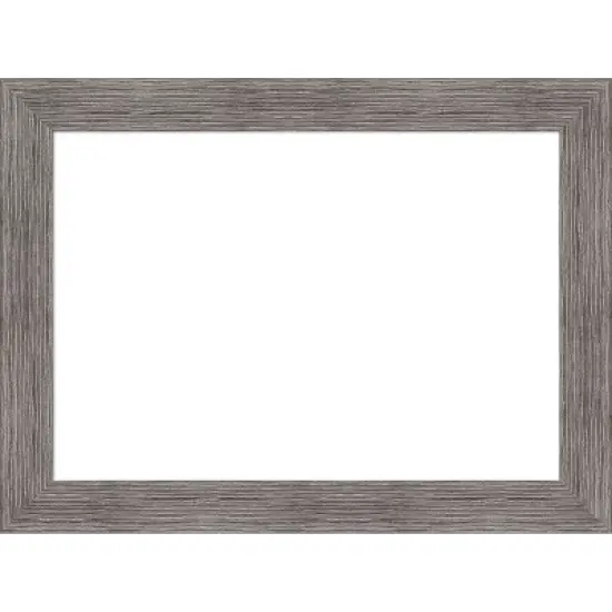 Amanti Art Pinstripe Plank Grey Narrow Framed Dry Erase Magnetic Board image {9}