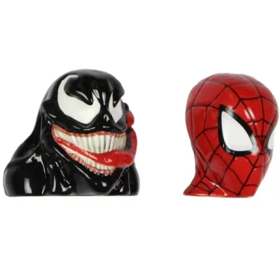 Marvel Comics Spider-Man and Venom Kitchen Ceramic Salt and Pepper Shakers image {3}
