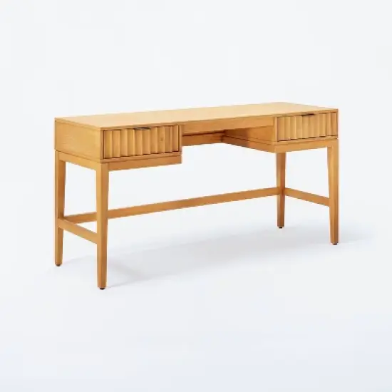 Thousand Oaks Wood Scalloped Desk - Threshold&trade; designed with Studio McGee image {10}