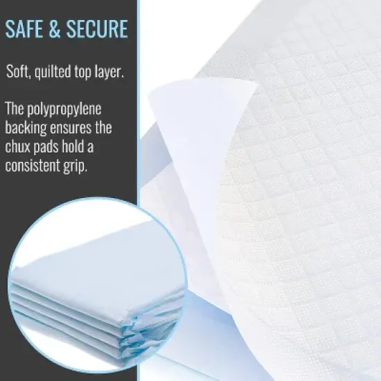 DMI Extra Large 36" x 36", 50 Count, Ultra Protective Incontinence Bed Pads for Women and Men, Multi-Purpose Pet and Dog Pee Pads, Kids Bed Wetting, image {3}