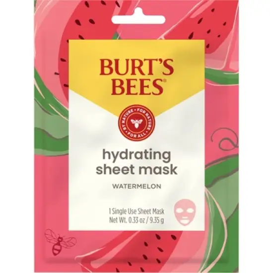 Burt's Bees Hydrating Sheet Mask Watermelon - 1ct image {4}