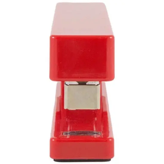 JAM Paper Modern Desk Stapler - Red: Office Supplies, Plastic, Clips & Fasteners, 1.12" Height, 2.5" Width image {1}