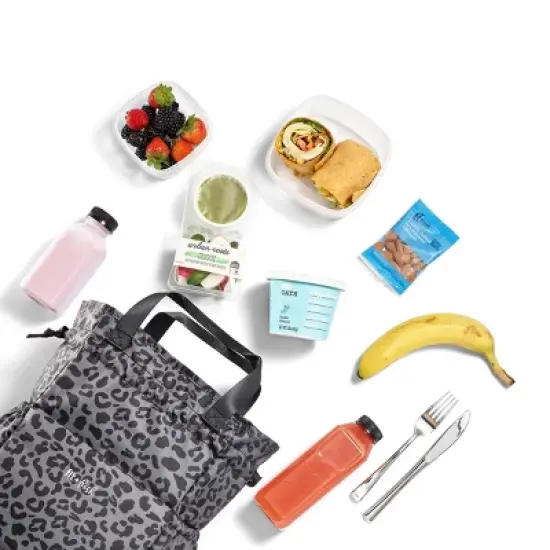 Fit & Fresh Cromwell Cinch Bag Lunch Kit Set image {4}