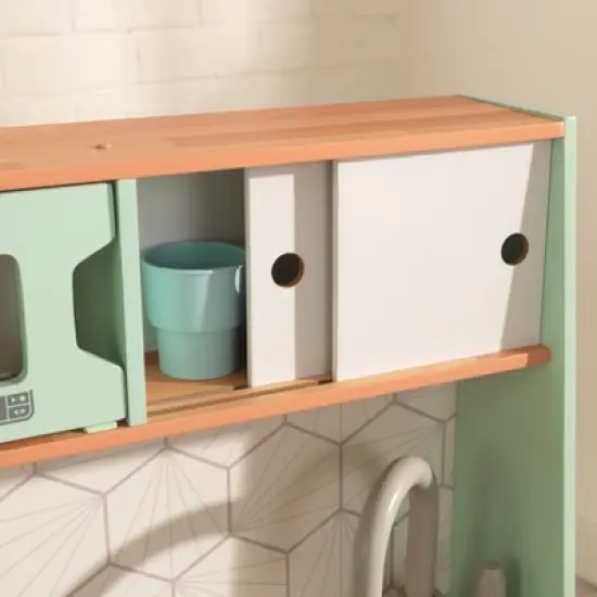 KidKraft McKinney Toddler Mid-Century Modern Play Kitchen image {8}
