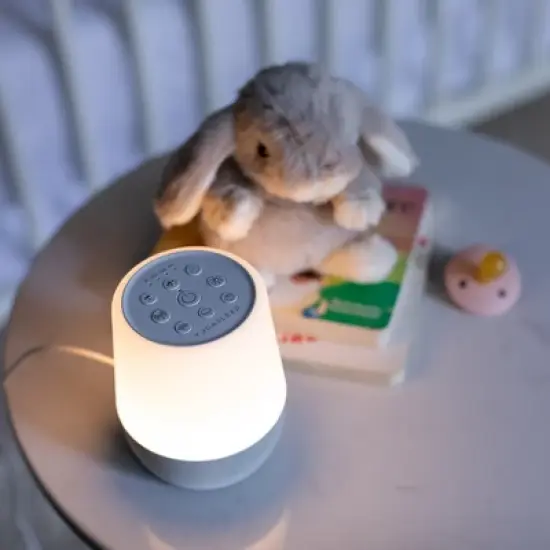 Yogasleep Duet White Noise Sleep Sound Machine, Night Light and Wireless Speaker image {1}