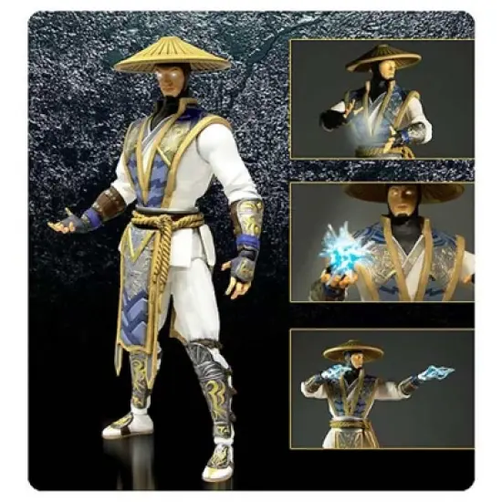 Mezco Toyz Mortal Kombat 6" Action Figure Raiden image {1}