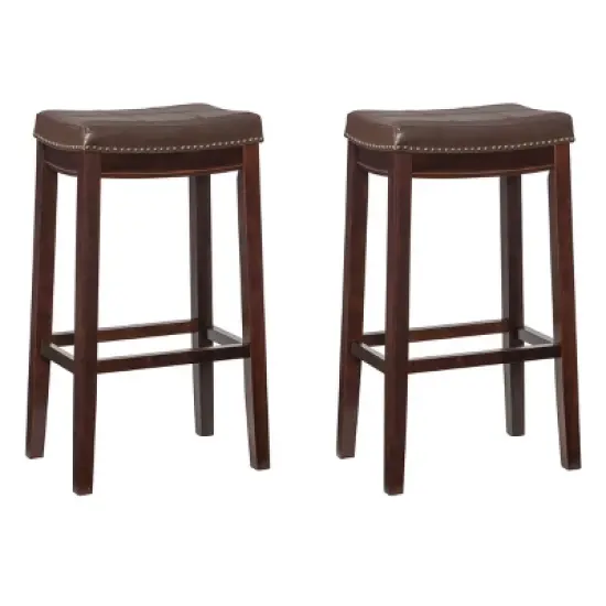 Set of 2 Claridge Barstools - Linon image {15}