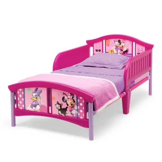 Delta Children Disney Minnie Mouse Plastic Toddler Bed image {3}