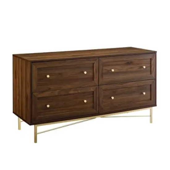 Jones Horizontal Modern 4 Drawer Dresser - Saracina Home image {4}