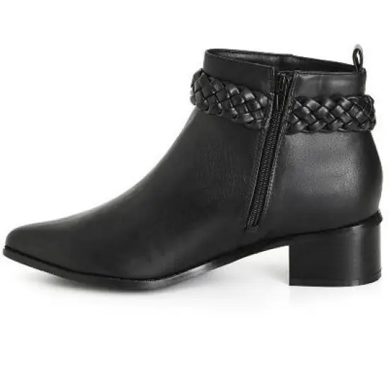 Women's Plus Size WIDE FIT Brady Ankle Boot - black | CITY CHIC image {2}