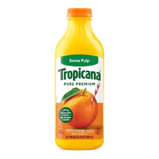 Tropicana Pure Premium Some Pulp Orange Juice - 46 fl oz image {10}