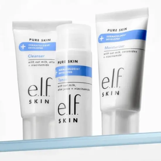 e.l.f. Skin Pure Skin + Dermatologist Developed Back to Basics Mini Skincare Kit - 3pc image {2}