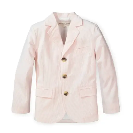 Hope & Henry Boys' Seersucker Suit Jacket, Kids image {8}
